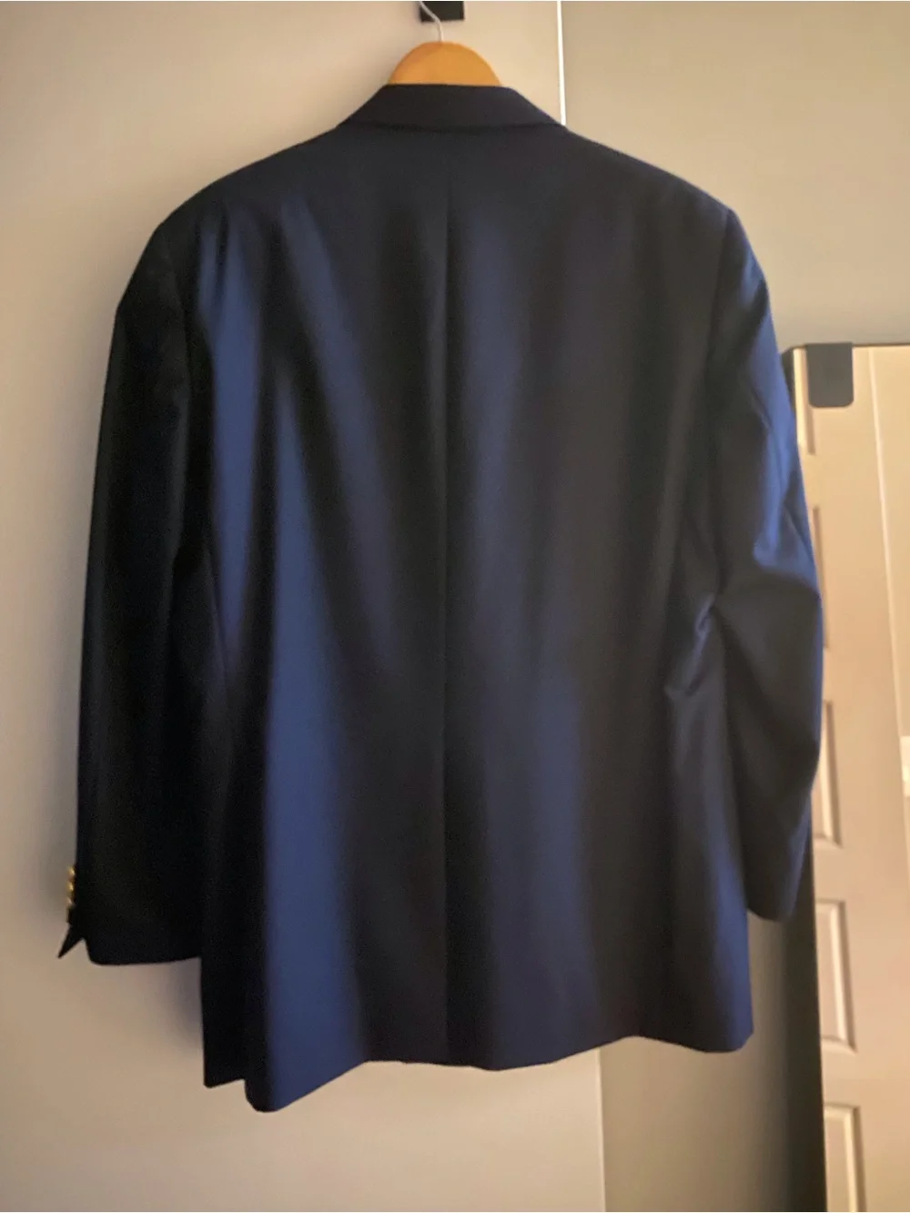 Brooks Brothers Loro Piana Navy Wool Blazer